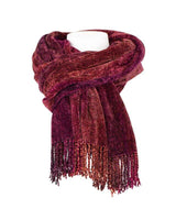 Shawl Raspberry - Organic Bamboo - Elegant and Fairtrade - Quetzal Artisan