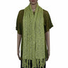 Shawl Spring Green - Handwoven with Organic Pima Cotton - Quetzal Artisan