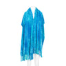 Shawl Turquoise - Organic Bamboo - Ecofriendly & Fairtrade - Quetzal Artisan