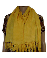 Shawl Yellow - Natural Dyes - Beautiful and Ecofriendly - Quetzal Artisan