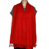 Shawl Red - Natural Dyes - Stylish, Ecofriendly & Fairtrade - Quetzal Artisan