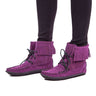 Short Boots Purple - Outdoor Use - Native Women Boots Hiawatha - Quetzal Artisan