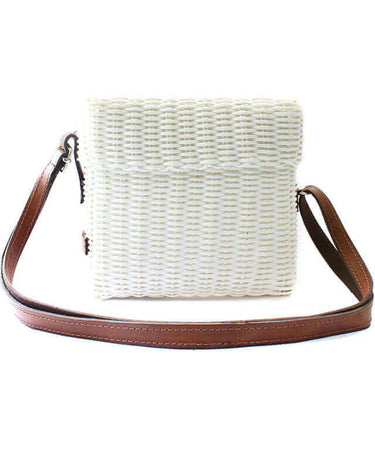 Small Bag Ivory White - Recycle Plastic - Fashionable & Fair - Quetzal Artisan