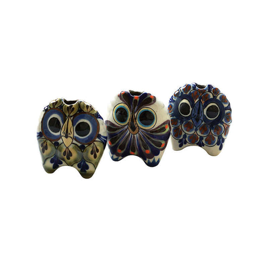 Small Owls - Stoneware - Set of 3 