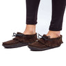 Suede Moccasins Brown - Outdoors - Traditional Women Shoes - Quetzal Artisan