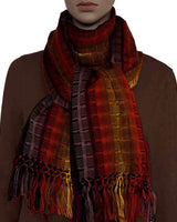 Sunset Rainbow Shawl - Mayan Design - Beautiful & Fairtrade - Quetzal Artisan