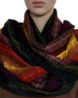 Sunset Rainbow Shawl - Mayan Design - Beautiful & Fairtrade - Quetzal Artisan