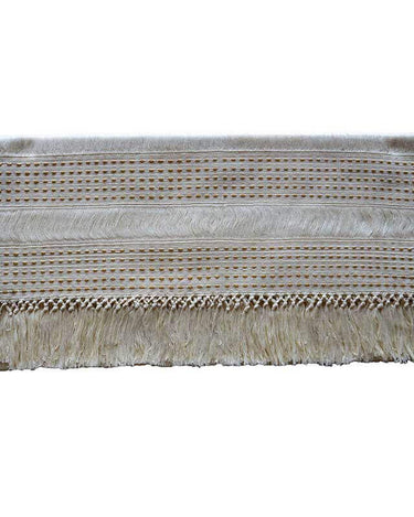 Table Runner Cream - 68" x 17" - Handmade en Fairtrade - Quetzal Artisan