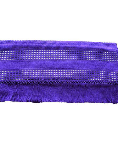 Table Runner Lilac - 68" x 17" - Handmade of Cotton and Fair - Quetzal Artisan