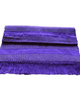 Table Runner Lilac - 68" x 17" - Handmade of Cotton and Fair - Quetzal Artisan