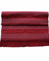 Table Runner Red Cherry - Mayan Design - 68" x 17" - Fair - Quetzal Artisan