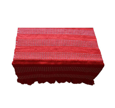 Table Runner Red Strawberry - 68" x 17" - Lovely & Fairtrade - Quetzal Artisan