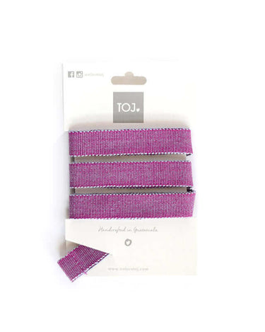 Violet Sandals - Lace Up - Cotton Straps - Beads Accessoire - Quetzal Artisan