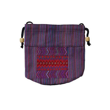 Bucket Bag Red - Handmade and Fairtrade - Quetzal Artisan