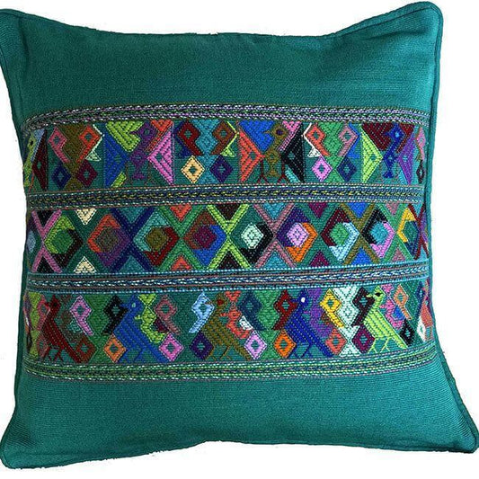 Mayan Cushion Cover Green