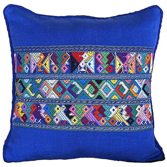 Mayan Cushion Cover Blue 