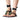 Sandals Black - Cotton Straps - Beads Accessory - Fairtrade - Quetzal Artisan