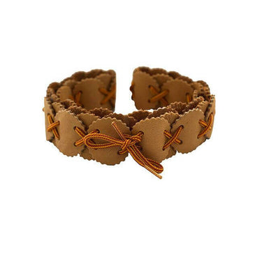 Belt Brown Mooshide - Traditional Native Canadian Belts - Quetzal Artisan