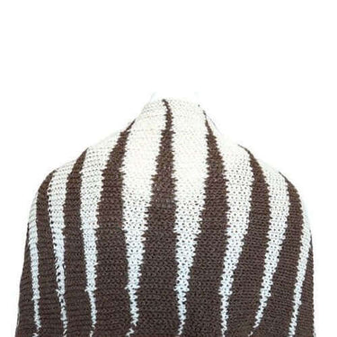 Cowl Scarf Khaki Cream - Handmade of Alpaca Wool - Quetzal Artisan