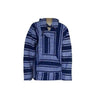 Hoodie Blue White Mélange - Unisex - One Size - Fairtrade - Quetzal Artisan