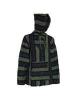 Hoodie Green Mélange - One Size - Handmade and Fairtrade - Quetzal Artisan